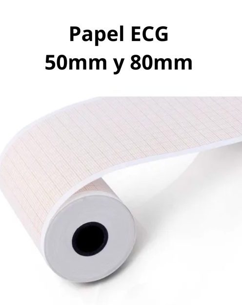 Papel ECG 50mm y 80mm
